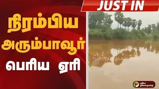 #JUSTIN: நிரம்பிய அரும்பாவூர் பெரிய ஏரி | RAIN | PERAMBALUR