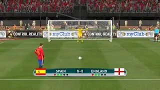 PES 2017 - Penalty Shootout | Spain vs England | Gameplay (PC HD)