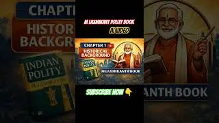 M Laxmikant Polity Book Hindi Chapter-1 Ai Videos UPPCS BPSC UPSSC SSC