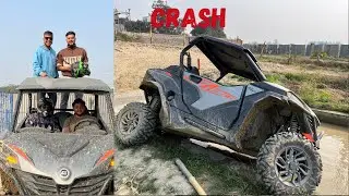 CFMOTO ZFORCE 800 CRASH AT @thrillfactorynp