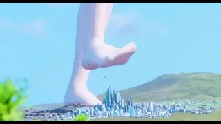 Giantess Dream : Step on City