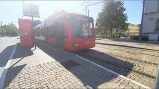 Abfahrt C11 der City-Bahn Chemnitz