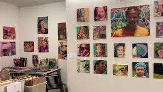 Virtual Tour of my studio during the 2025 Hunters Point Shipyard Artists Holiday Show