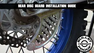 How To Install | 2024 Yamaha YZ450FX Rear Disc Guard | Bullet Proof Designs