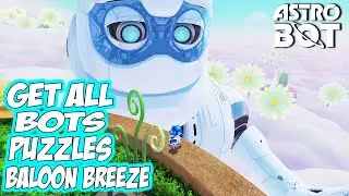Astro Bot - How to GET All COLLECTIBLES in BALLOON BREEZE (Camo Cosmos)