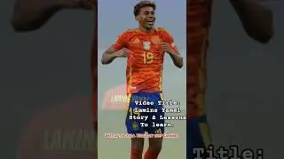 LAMINE YAMAL STORY & Lessons #LamineYamal #FCBarcelona #FootballDocumentary