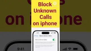 how to block unknown numbers on iphone | how to block unknown numbers on iphone #bbctecno