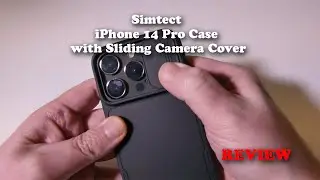Чехол Simtect для iPhone 14 Pro со сдвижной крышкой камеры ОБЗОР