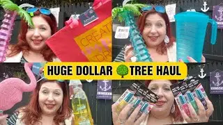 ENORMOUS DOLLAR TREE HAUL HARD CANDY BRAND NAME MAKUP PREVIEW OF A HUGE UPCOMING GVEAWAYS  DETAILS