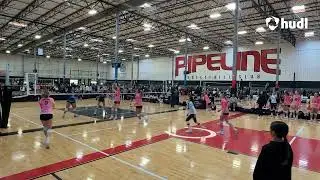 Emily Park #11 Libero 2032 Passing Highlights Event #2 Tstreet 13-Katie moving back to Division 1!