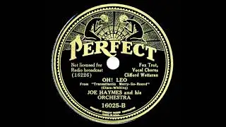 1934 Joe Haymes - Oh! Leo (Cliff Weston, vocal)
