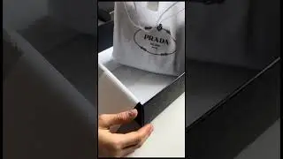Unboxing Prada bag with me