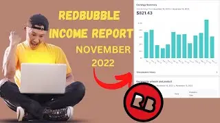 Redbubble Income report November 2022