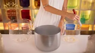 🎶💜 Crystal Singing Bowls in D# Major for Deep Relaxation & Inner Peace