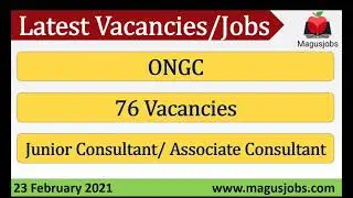 Oil and Natural Gas Corporation Limited | ONGC | 76 Vacancies | Recruitment 2021