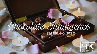Chocolate Indulgence | 4K Romantic Ambience | Soft Piano Music for Valentine&rsquo;s Day