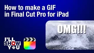 How to make a GIF in Final Cut Pro for iPad | Export GIFs with the help of the Shortcuts App