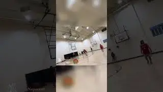Basketball Player's CRAZY Three-Point Shot! #shorts