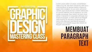 TUTORIAL ILLUSTRATOR #8 Membuat Paragraph Text