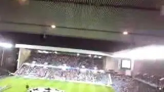 Rangers v Sevilla: DERRYS WALLS gets blasted out!!