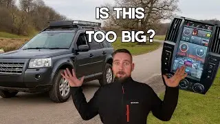I put a huge Tesla screen in a Freelander ... From TEMU!