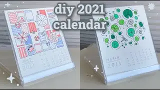 DIY 2021 Calendar-- Plan w/ Me For the New Year
