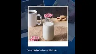 Custom Milk Bottle - Engraved 10oz Milk Bottle