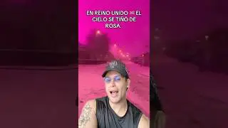 EL CIELO EN EL REINO UNIDO SE TI&Ntilde;E DE ROSA