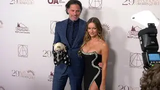 Joe Manganiello and Caitlin O'Connor attend the 29th Annual ADG Awards red carpet