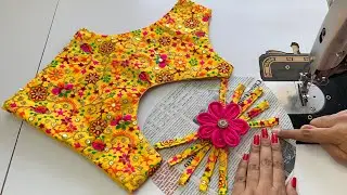 Designer Blouse Back Neck Design || Cutting And Stitching Back Neck Blouse Design || Blouse Designs