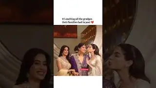 Janhvi Kapoor & Khushi Kapoor bond with Anshula 💗#bollywood#biggboss #sister#sridevi#khushi#wedding