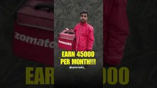 Delivery Boy Earns ₹45,000/Month? 😱 INCOME EXPOSED 💸#shorts #business