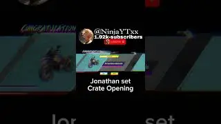 Jonathan Set Only 1K uc Tricks | Luckiest crate opening Forest elf set crate opening #jonathan #bgmi