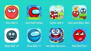 Red Ball 4, Red Ball Roller, Spike Ball 2, Red and Blue Balls, Blue Ball 10 and More Red Ball Games