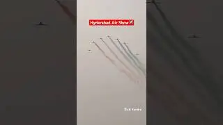 Hyderabad Air show✈️ #hyderabad #airforce #ytshorts