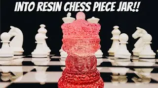 #606 НОВИНКА! БАНОЧКА С ШАХМАТНОЙ ФИГУРКОЙ &laquo;КОРОЛЕВА&raquo; ИЗ СМОЛЫ!! #intoresin #letsresin #resin #chess