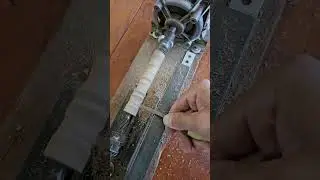 Torno CASEIRO! Motor tanquinho! F&Aacute;CIL!