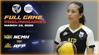 FULL GAME: NCMH Wellness Warriors vs AFP Lady Gunnar on March 19, 2025 | #UVLSeason3 Prelims