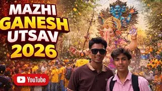 MAZHI GANESH UTSV 🥹🔱 AGMAN 2026 (VLOGS) FIRST VLOGS 🥹🩷