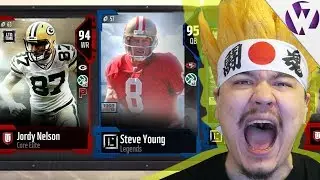 FULL LEGEND STEVE YOUNG PULL!! LIMITED EDITION PULL! 4 LIMITED TIME CARDS! - Madden 18 Pack Opening