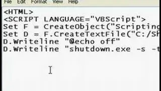 Shutdown PC with Notepad