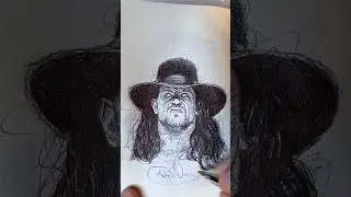 Who&rsquo;s next?? #theundertaker #wwe #wrestling #drawing #scribble