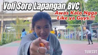 VOLI SORE BVC HANYA SEBATAS HIBURAN#volisore#voliindonesia#volikampung#volleyball 