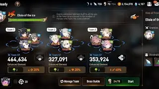 Epic Seven side story : Kiss of Frost full auto hell mode