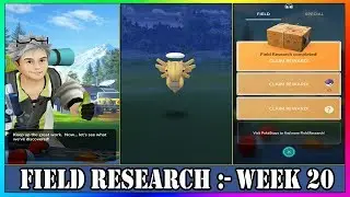 ALL 7 FIELD RESEARCH STAMPS COMPLETED | SHEDINJA IN RESEARCH BOX | Pok&eacute;mon GO Field  Research Reward