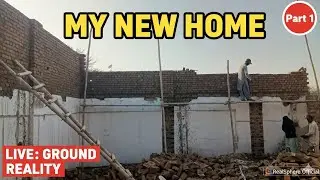My House Transformation: Ground Reality 🏗️ #live #construction #realsphere @RealSphereOfficial 