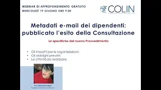 Metadati e mail dei dipendenti: pubblicato l’esito della Consultazione