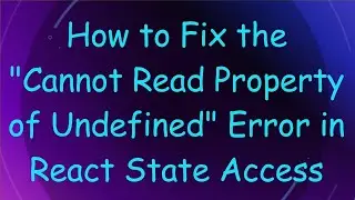 How to Fix the 