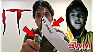 DO NOT BURN GEORGIE BOAT FROM IT MOVIE AT 3AM!! *OMG HE ACTUALLY CAME TO MY HOUSE*