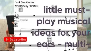 ✴sax player tries funk Trumpet guitar riffs and the result will blow your mind - Whimsically Platoni